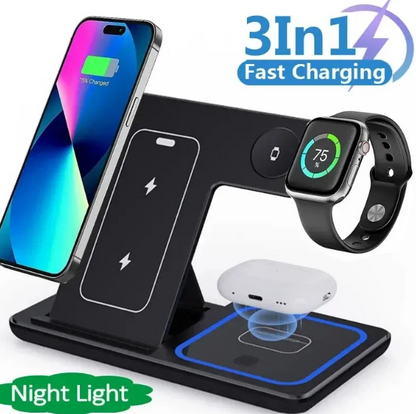 3 in 1 Wireless Charging Station