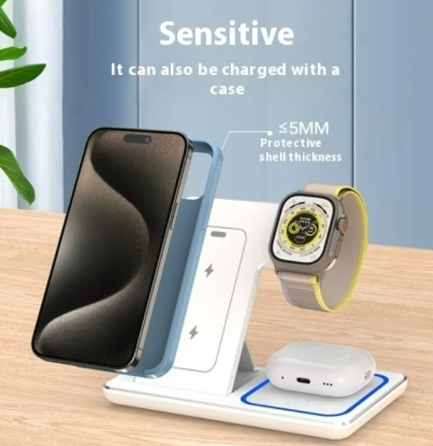 3 in 1 Wireless Charging Station